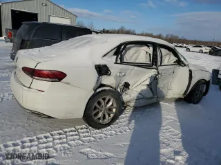 2020 Volkswagen Passat 2.0T S with VIN 1VWAA7A34LC002725, listed as a Copart auction lot 89386975 with 0 mi miles and Salvage Title. Bid and sale history available at carsss.com. Image 3.