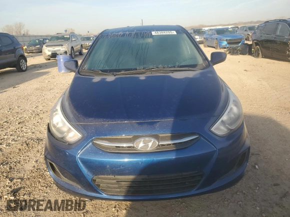 2015 Hyundai Accent GS with VIN KMHCT5AE9FU228376, listed as a Copart auction lot 48388205 with 79,605 mi miles and Salvage Title. Bid and sale history available at carsss.com. Image 5.