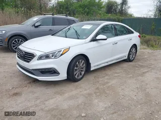 2016 Hyundai Sonata 2.4L Sport with VIN 5NPE34AF5GH300816, listed as a IAAI auction lot 42094577 with 94,621 mi miles. Bid and sale history available at carsss.com. Image 17.
