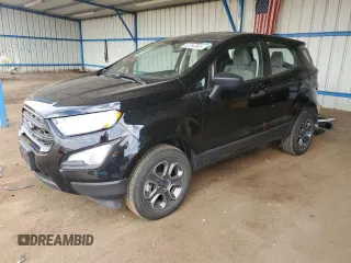 2022 Ford EcoSport S z VIN MAJ6S3FL4NC464783, wystawiony jako Copart lot #52784845 z przebiegiem 20 745 mil mil oraz Szkody całkowita. Historia ofert i sprzedaży dostępna na DreamBid. Obrazek 1.