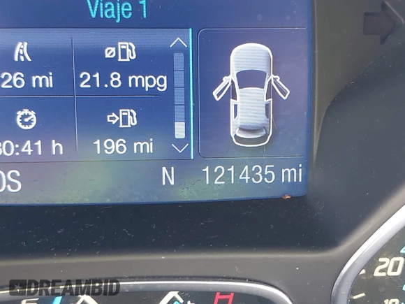 2013 Ford Escape SE with VIN 1FMCU0G99DUC05901, listed as a IAAI auction lot 42194672 with 121,435 mi miles and . Bid and sale history available at DreamBid. Image 16.