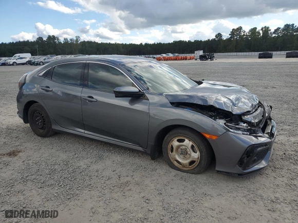2018 Honda Civic Hatchback EX-L Navi with VIN SHHFK7H87JU203086, listed as a Copart auction lot 73584114 with 119,179 mi miles and Salvage Title. Bid and sale history available at carsss.com. Image 4.