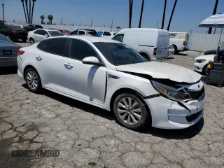 2018 Kia Optima LX with VIN 5XXGT4L32JG261357, listed as a Copart auction lot 64586425 with 18,502 mi miles and Salvage title. Bid and sale history available at DreamBid. Image 4.
