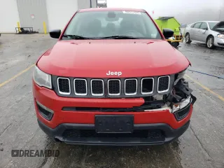 2017 Jeep Compass Sport with VIN 3C4NJCAB7HT668302, listed as a Copart auction lot 86572424 with 217,437 mi miles and Salvage Title. Bid and sale history available at carsss.com. Image 5.