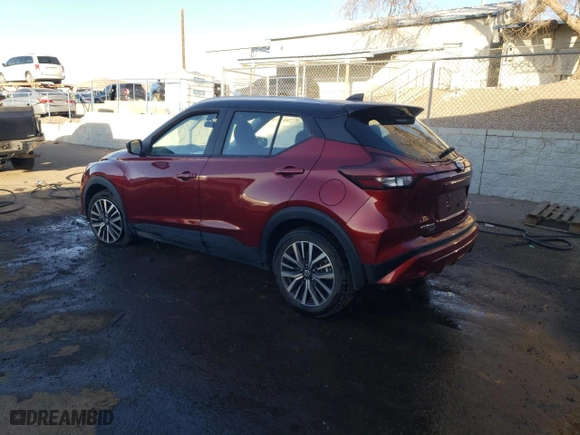 2021 Nissan Kicks SV with VIN 3N1CP5CV2ML517616, listed as a Copart auction lot 47126555 with 73,800 mi miles and Salvage Title. Bid and sale history available at carsss.com. Image 2.