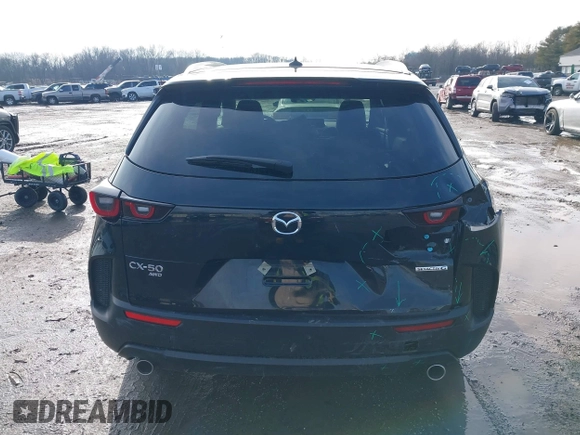 2024 Mazda CX-50 2.5 S Premium Package with VIN 7MMVABDM7RN186602, listed as a IAAI auction lot 41579987 with 10,692 mi miles. Bid and sale history available at carsss.com. Image 15.