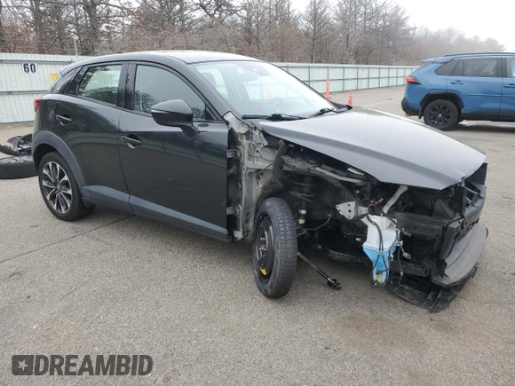 2019 Mazda CX-3 Touring with VIN JM1DKFC71K0424748, listed as a Copart auction lot 51145325 with 89,500 mi miles and Salvage Title. Bid and sale history available at DreamBid. Image 4.