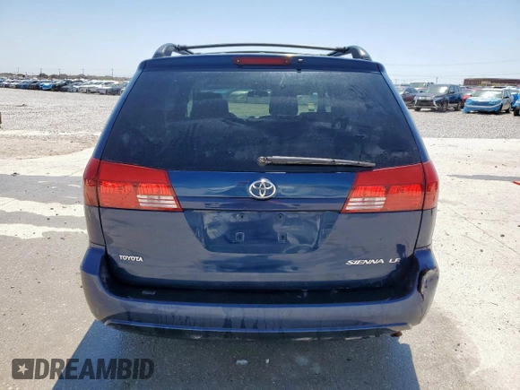 2005 Toyota Sienna CE with VIN 5TDZA23C25S232058, listed as a Copart auction lot 52096745 with 0 mi miles and Salvage Title. Bid and sale history available at carsss.com. Image 6.