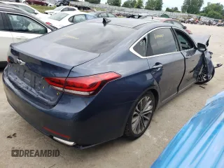 2016 Hyundai Genesis 3.8L with VIN KMHGN4JE9GU106530, listed as a Copart auction lot 61331304 with 0 mi miles and Salvage Title. Bid and sale history available at carsss.com. Image 3.