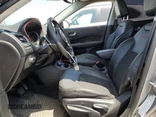 2021 Jeep Compass Trailhawk with VIN 3C4NJDDB6MT564816, listed as a Copart auction lot 57534505 with 87,177 mi miles and Salvage title. Bid and sale history available at DreamBid. Image 7.