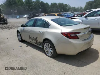 2014 Buick Regal Premium I with VIN 2G4GP5EX3E9322525, listed as a Copart auction lot 60653634 with 106,349 mi miles and Salvage Title. Bid and sale history available at DreamBid. Image 2.