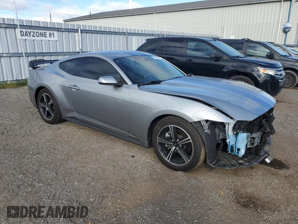 2024 Ford Mustang EcoBoost with VIN 1FA6P8TH4R5134411, listed as a Copart auction lot 75890314 with 5,388 mi miles and Salvage title. Bid and sale history available at DreamBid. Image 4.