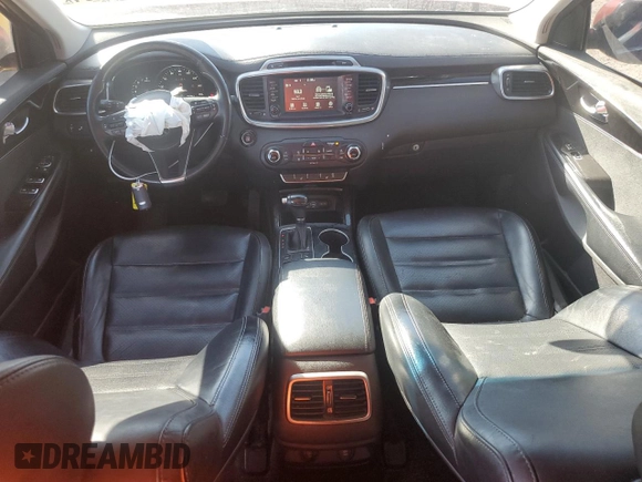 2018 Kia Sorento EX with VIN 5XYPH4A57JG409763, listed as a Copart auction lot 87258384 with 134,296 mi miles and Salvage Title. Bid and sale history available at DreamBid. Image 8.