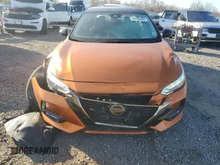 2020 Nissan Sentra SR with VIN 3N1AB8DV3LY261882, listed as a Copart auction lot 49199405 with 39,222 mi miles and Salvage Title. Bid and sale history available at DreamBid. Image 5.