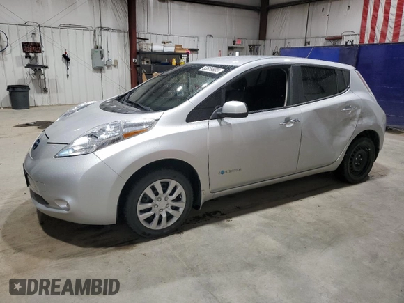 2016 Nissan LEAF S with VIN 1N4AZ0CP2GC309955, listed as a Copart auction lot 53639905 with 50,912 mi miles and Clean title. Bid and sale history available at DreamBid. Image 1.
