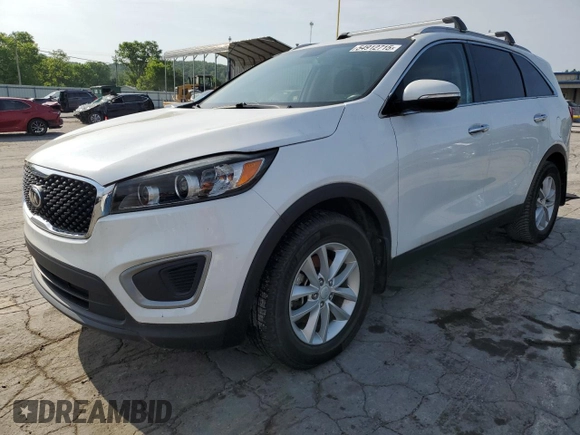 2017 Kia Sorento LX with VIN 5XYPG4A33HG241888, listed as a Copart auction lot 54912715 with 133,956 mi miles and Clean Title. Bid and sale history available at carsss.com. Image 1.