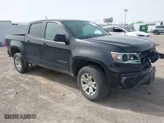 2021 Chevrolet Colorado 2WD LT with VIN 1GCGSCEN4M1141667, listed as a IAAI auction lot 41712760 with 105,905 mi miles. Bid and sale history available at carsss.com. Image 1.