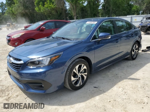 2022 Subaru Legacy Premium с VIN 4S3BWAD61N3020582, выставлен на аукционе Copart как лот 51466395 с пробегом 17 841 миль миль и Списание • Salvage title. История ставок и продаж доступна на DreamBid. Изображение 1.
