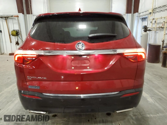 2023 Buick Enclave Essence with VIN 5GAEVAKW8PJ110217, listed as a Copart auction lot 47943805 with 38,700 mi miles and Salvage Title. Bid and sale history available at carsss.com. Image 6.