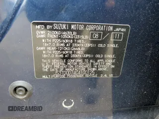 2012 Suzuki Grand Vitara Limited with VIN JS3TD0D74C4100125, listed as a Copart auction lot 58935355 with 218,085 mi miles and Salvage title. Bid and sale history available at DreamBid. Image 12.