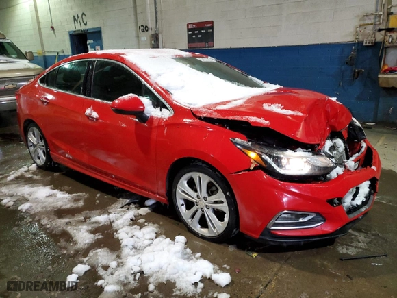 2016 Chevrolet Cruze Premier with VIN 1G1BG5SM8G7297854, listed as a Copart auction lot 38340054 with 55,291 mi miles. Bid and sale history available at carsss.com. Image 4.
