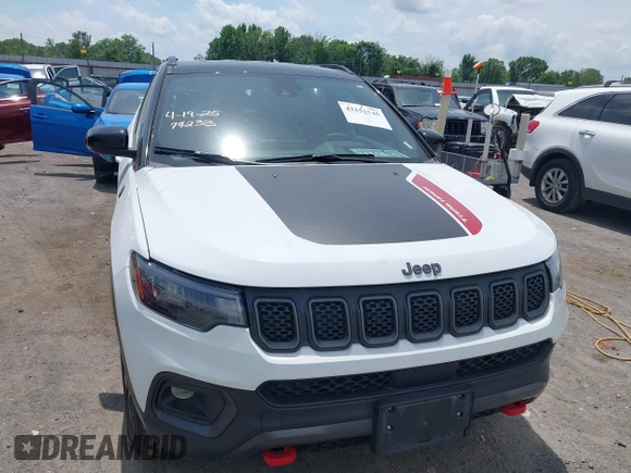 2023 Jeep Compass Trailhawk с VIN 3C4NJDDN5PT557872, выставлен на аукционе IAAI как лот 42152545 с пробегом 46 203 миль миль и . История ставок и продаж доступна на DreamBid. Изображение 12.