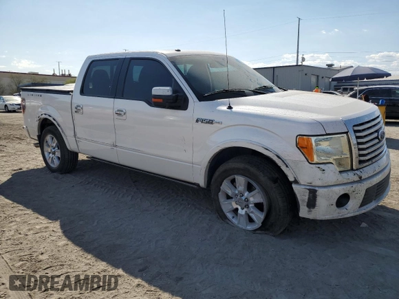 2011 Ford F-150 Lariat with VIN 1FTFW1E69BFA62878, listed as a Copart auction lot 75268164 with 168,779 mi miles and Salvage Title. Bid and sale history available at carsss.com. Image 4.