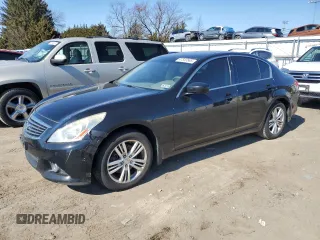 2011 Infiniti G25 x with VIN JN1DV6AR4BM451918, listed as a Copart auction lot 47547585 with 169,902 mi miles and Clean Title. Bid and sale history available at DreamBid. Image 1.