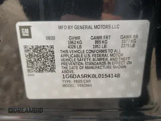 2020 Cadillac CT4 Luxury z VIN 1G6DA5RK0L0154148, wystawiony jako Copart lot #64566454 z przebiegiem 27 834 mil mil oraz Szkody całkowita. Historia ofert i sprzedaży dostępna na DreamBid. Obrazek 13.
