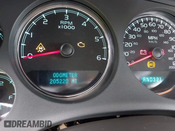 2008 Chevrolet Tahoe LS with VIN 1GNFC13C78R132796, listed as a IAAI auction lot 42486971 with 205,225 mi miles and . Bid and sale history available at DreamBid. Image 15.