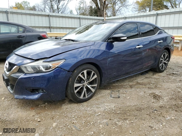 2016 Nissan Maxima 3.5 Platinum with VIN 1N4AA6AP3GC416266, listed as a Copart auction lot 51909085 with 159,627 mi miles and Salvage Title. Bid and sale history available at carsss.com. Image 1.