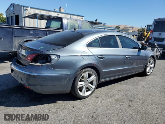 2013 Volkswagen CC R-Line with VIN WVWBP7AN2DE501472, listed as a Copart auction lot 67165124 with 101,033 mi miles and Salvage Title. Bid and sale history available at DreamBid. Image 3.