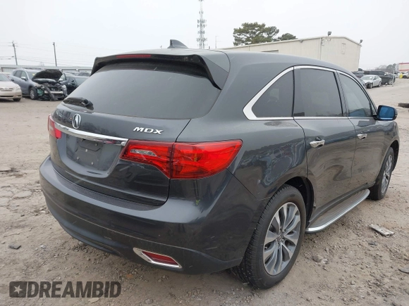 2016 Acura MDX w/Tech with VIN 5FRYD3H40GB018685, listed as a IAAI auction lot 41394033 with 148,990 mi miles. Bid and sale history available at carsss.com. Image 4.