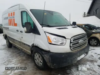 2019 Ford Transit with VIN 1FTYR2CM5KKA90031, listed as a Copart auction lot 48187835 with 175,241 mi miles and Salvage Title. Bid and sale history available at DreamBid. Image 4.