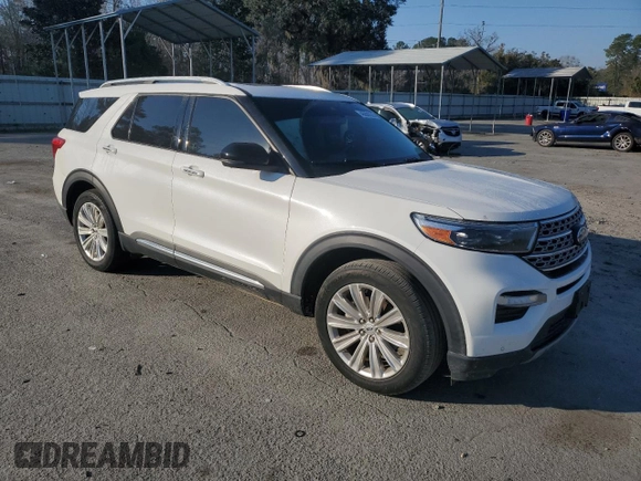2020 Ford Explorer Limited with VIN 1FMSK7FH7LGD12624, listed as a Copart auction lot 46860335 with 58,071 mi miles and Salvage Title. Bid and sale history available at carsss.com. Image 4.