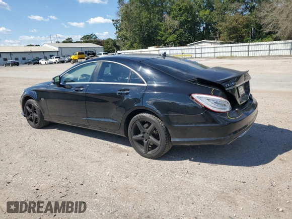 2012 Mercedes-Benz CLS-Class CLS 550 with VIN WDDLJ9BB5CA022285, listed as a Copart auction lot 74066944 with 157,457 mi miles and Salvage Title. Bid and sale history available at carsss.com. Image 2.