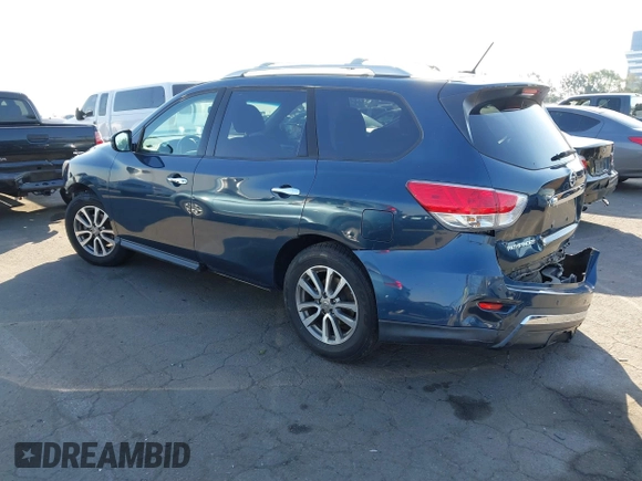2015 Nissan Pathfinder SV z VIN 5N1AR2MN6FC678167, wystawiony jako IAAI lot #41296424 z przebiegiem 78 796 mil mil oraz . Historia ofert i sprzedaży dostępna na DreamBid. Obrazek 3.