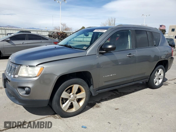 2012 Jeep Compass Latitude with VIN 1C4NJDEB0CD659486, listed as a Copart auction lot 48943955 with 86,322 mi miles and Clean Title. Bid and sale history available at carsss.com. Image 1.