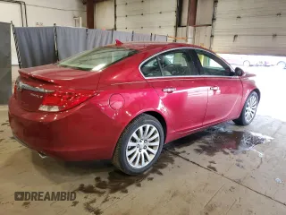2013 Buick Regal Turbo Premium 1 with VIN 2G4GS5EV9D9164459, listed as a Copart auction lot 53494825 with 47,405 mi miles and Salvage Title. Bid and sale history available at carsss.com. Image 3.