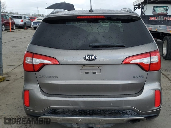2015 Kia Sorento SX with VIN 5XYKW4A79FG614218, listed as a Copart auction lot 48826325 with 0 mi miles and Clean Title. Bid and sale history available at carsss.com. Image 6.