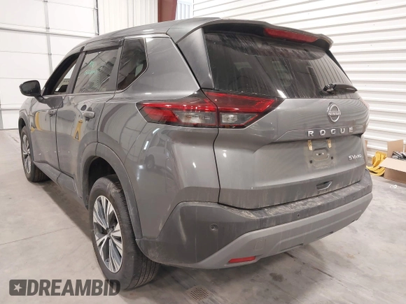 2022 Nissan Rogue SV with VIN 5N1BT3BBXNC734324, listed as a IAAI auction lot 41311916 with 11,573 mi miles. Bid and sale history available at carsss.com. Image 3.