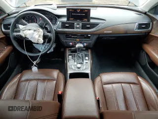 2012 Audi A7 Prestige with VIN WAUSGAFC0CN004453, listed as a Copart auction lot 54923205 with 217,544 mi miles and Salvage title. Bid and sale history available at DreamBid. Image 8.