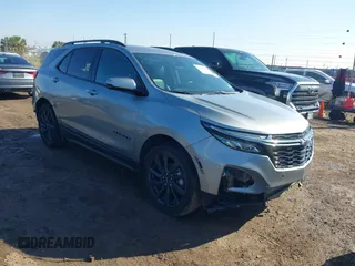 2023 Chevrolet Equinox RS with VIN 3GNAXMEG4PS157165, listed as a IAAI auction lot 41646466 with 15,805 mi miles and . Bid and sale history available at DreamBid. Image 1.