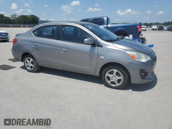2017 Mitsubishi Mirage ES with VIN ML32F3FJ0HHF06424, listed as a Copart auction lot 61743935 with 120,854 mi miles and Salvage title. Bid and sale history available at DreamBid. Image 4.