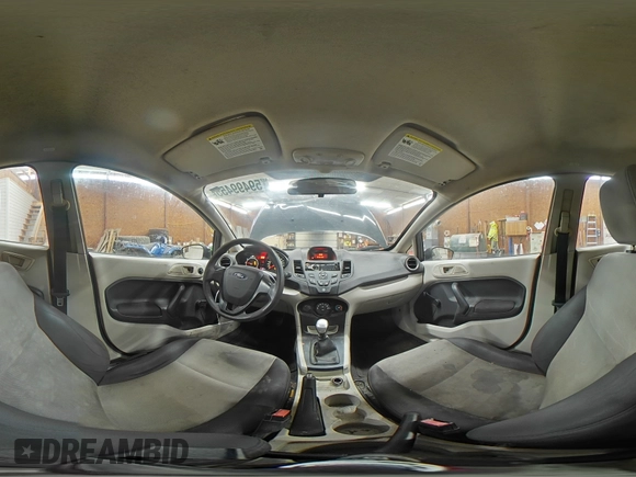 2013 Ford Fiesta S with VIN 3FADP4AJ2DM110665, listed as a Copart auction lot 59499455 with 203,465 mi miles and Salvage title. Bid and sale history available at DreamBid. Image 14.