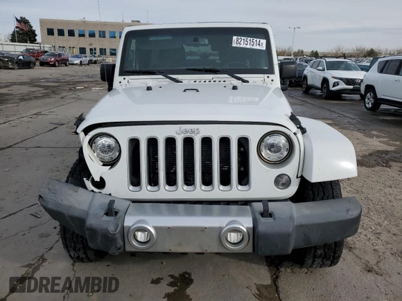 2018 Jeep Wrangler JK Unlimited Sahara with VIN 1C4HJWEG0JL923653, listed as a Copart auction lot 82151514 with 108,737 mi miles and Non Repairable. Bid and sale history available at carsss.com. Image 5.