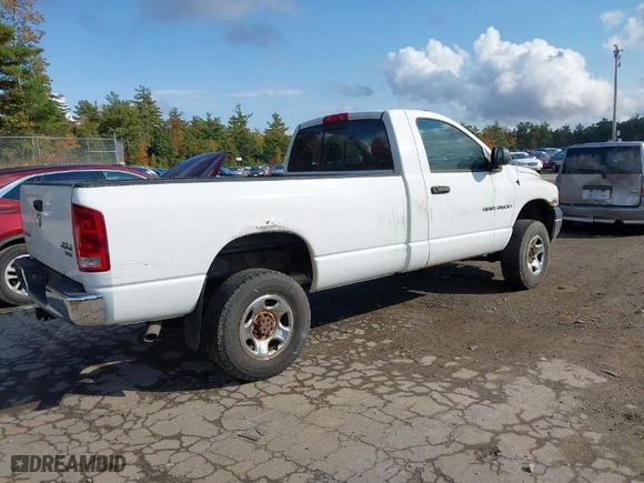 2005 Dodge Ram 2500 ST with VIN 3D7KS26D05G815316, listed as a IAAI auction lot 40518807 with 80,295 mi miles. Bid and sale history available at carsss.com. Image 4.