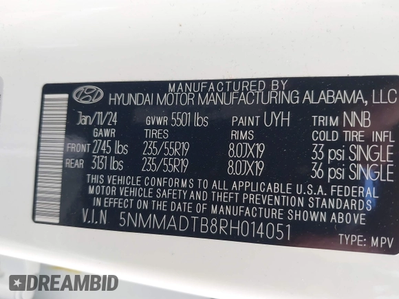 2024 Genesis GV70 2.5T with VIN 5NMMADTB8RH014051, listed as a IAAI auction lot 42016285 with 9,671 mi miles and . Bid and sale history available at DreamBid. Image 9.