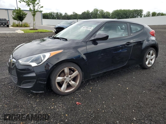 2012 Hyundai Veloster w/Black Int with VIN KMHTC6AD8CU027450, listed as a Copart auction lot 63756415 with 89,037 mi miles and Salvage title. Bid and sale history available at DreamBid. Image 1.