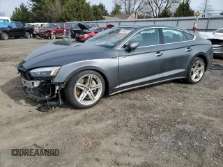 2022 Audi A5 Sportback S line Premium Plus with VIN WAUFACF50NA024891, listed as a Copart auction lot 51643235 with 0 mi miles and Salvage Title. Bid and sale history available at carsss.com. Image 1.